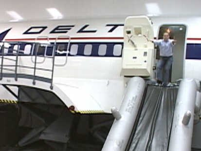 Video: Flight attendant school at Delta.