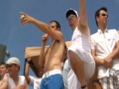 Video: New Kids on the Block set sail with fans.