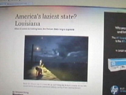 Video: U.S. Bureau of Labor Statistics names Louisiana the laziest state.