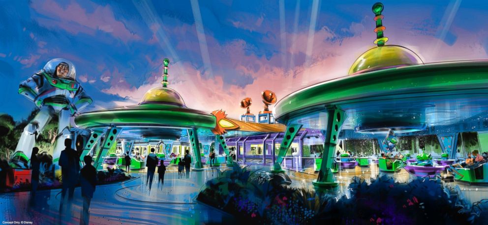 PHOTO: This swirling saucer attraction is coming to Toy Story Land at Walt Disney World Resort. 
