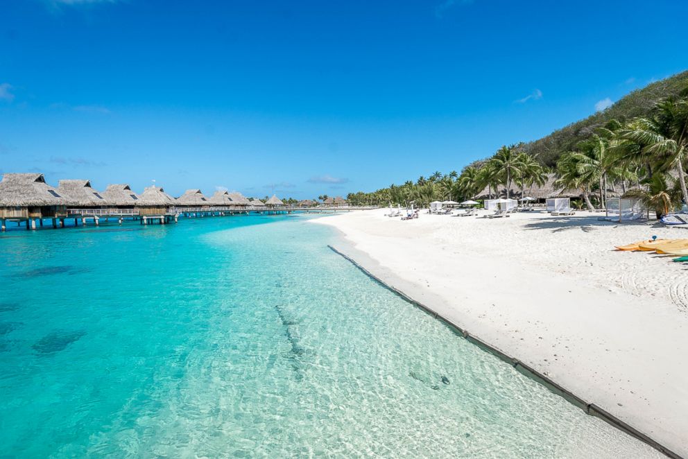 PHOTO: The beach at Conrad Bora Bora Nui.