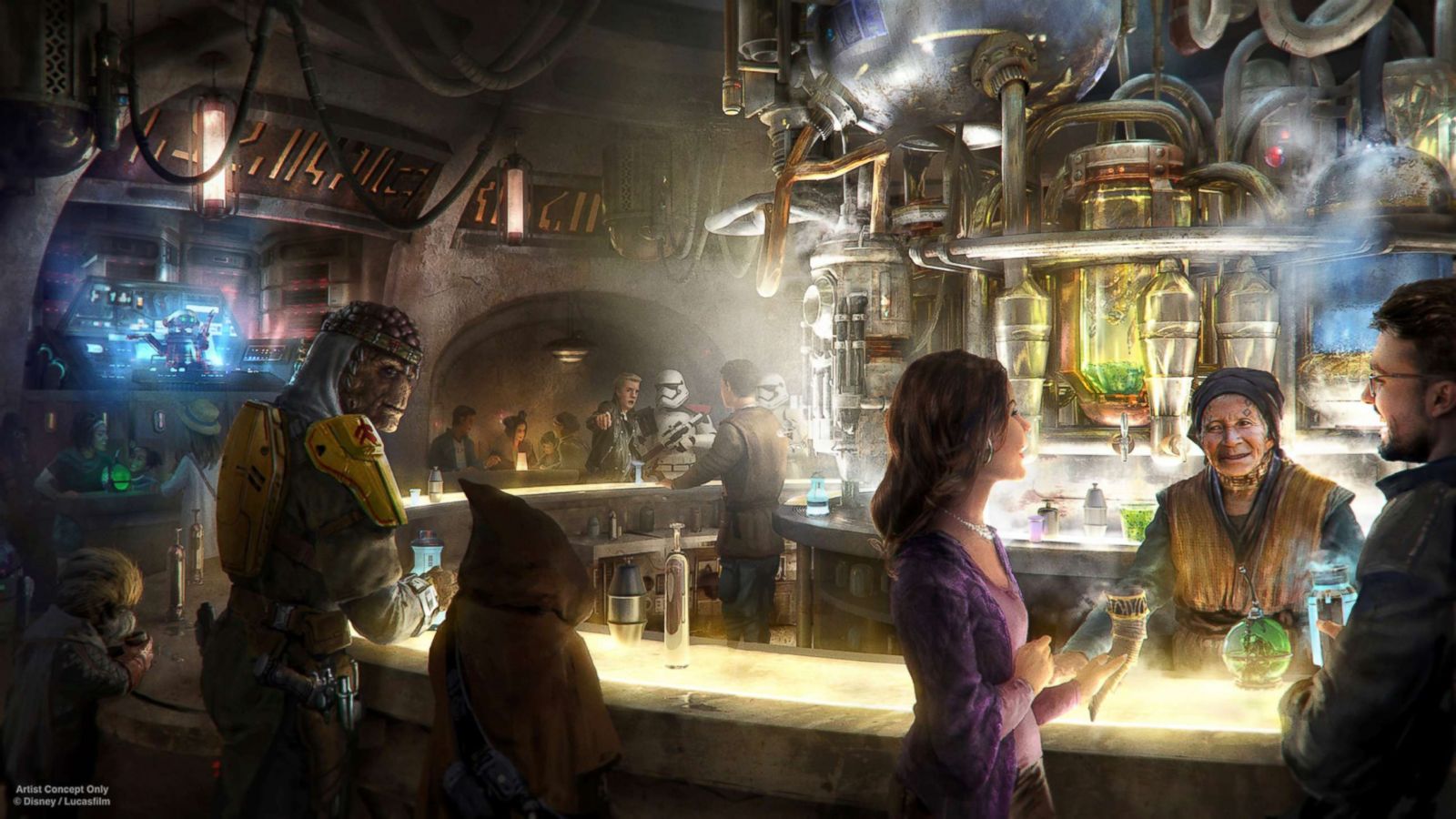 PHOTO: Oga Catina will serve alcohol at Disneyland.