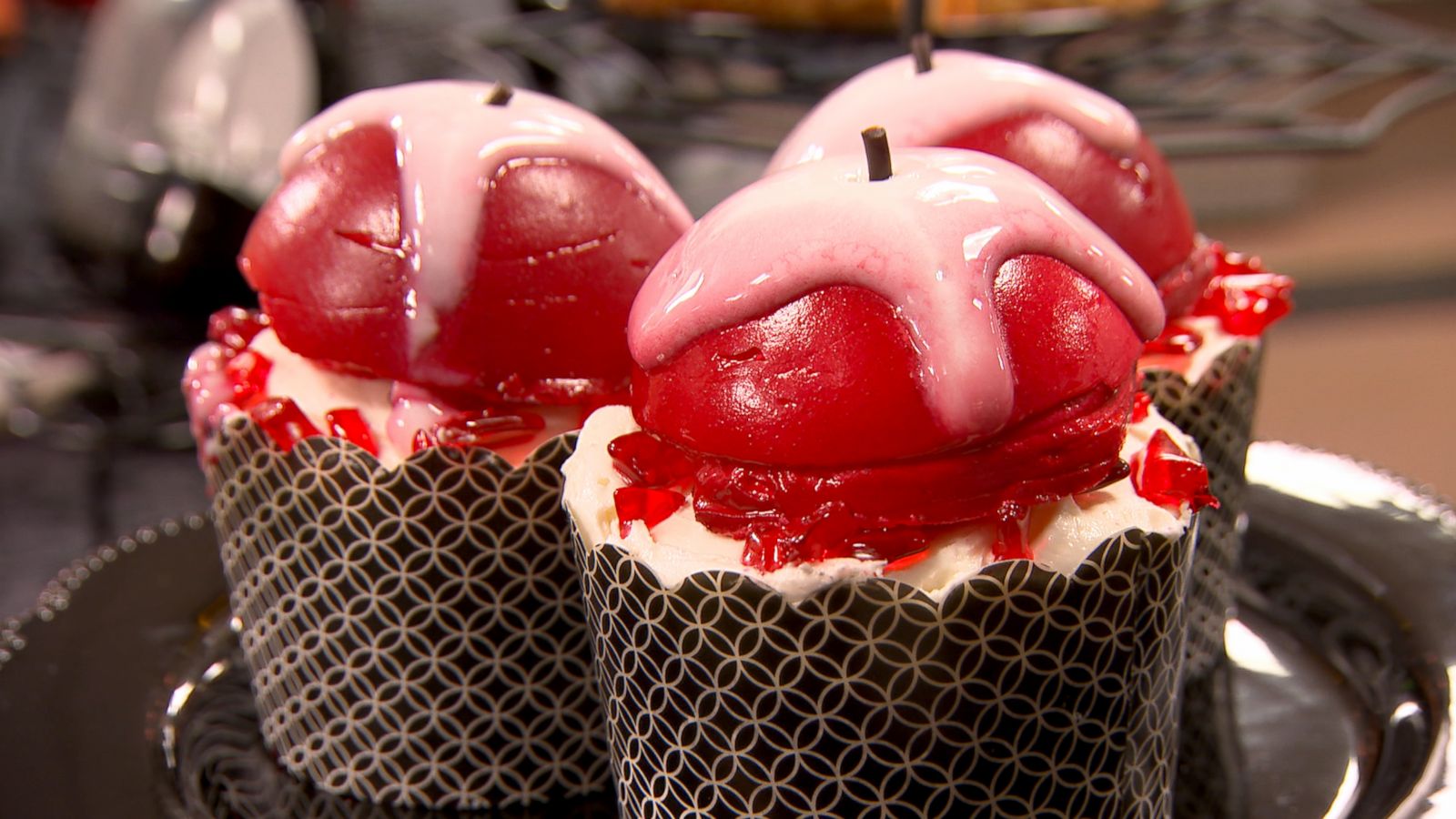 PHOTO: Poison Apple cupcake is available at Main Street Bakery.