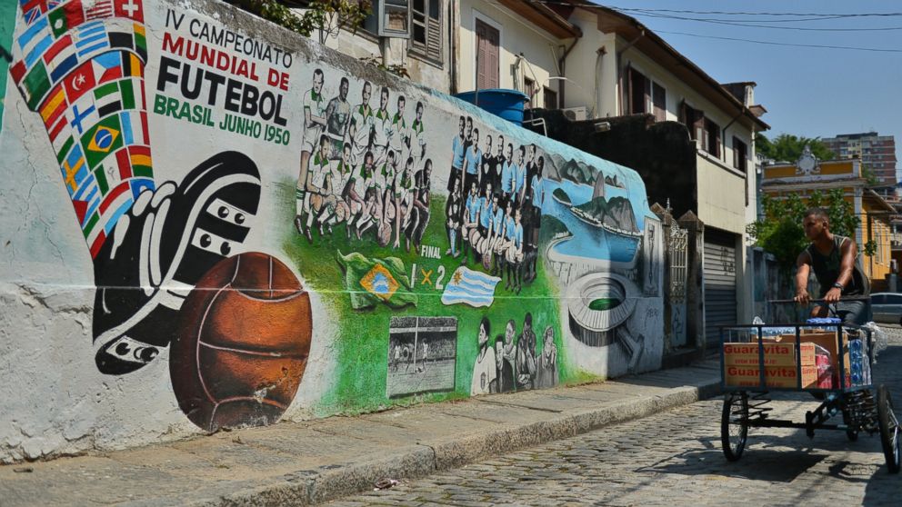 World Cup Murals Take Over Brazil's Streets ABC News