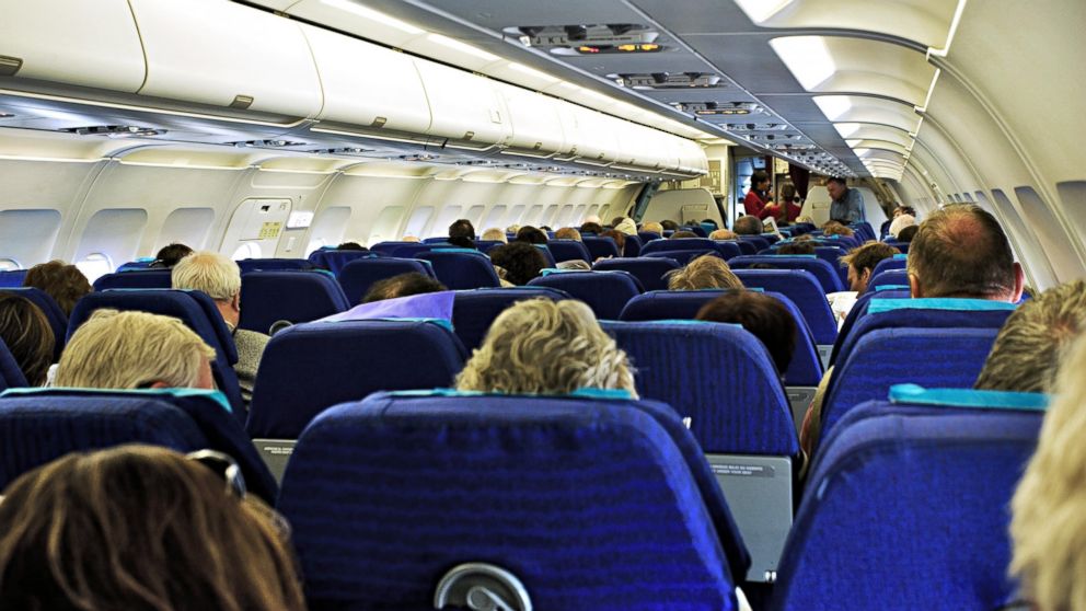 PHOTO: Aside from a few empty seats scattered on red-eyes and other unpopular times to fly, most planes are jammed.