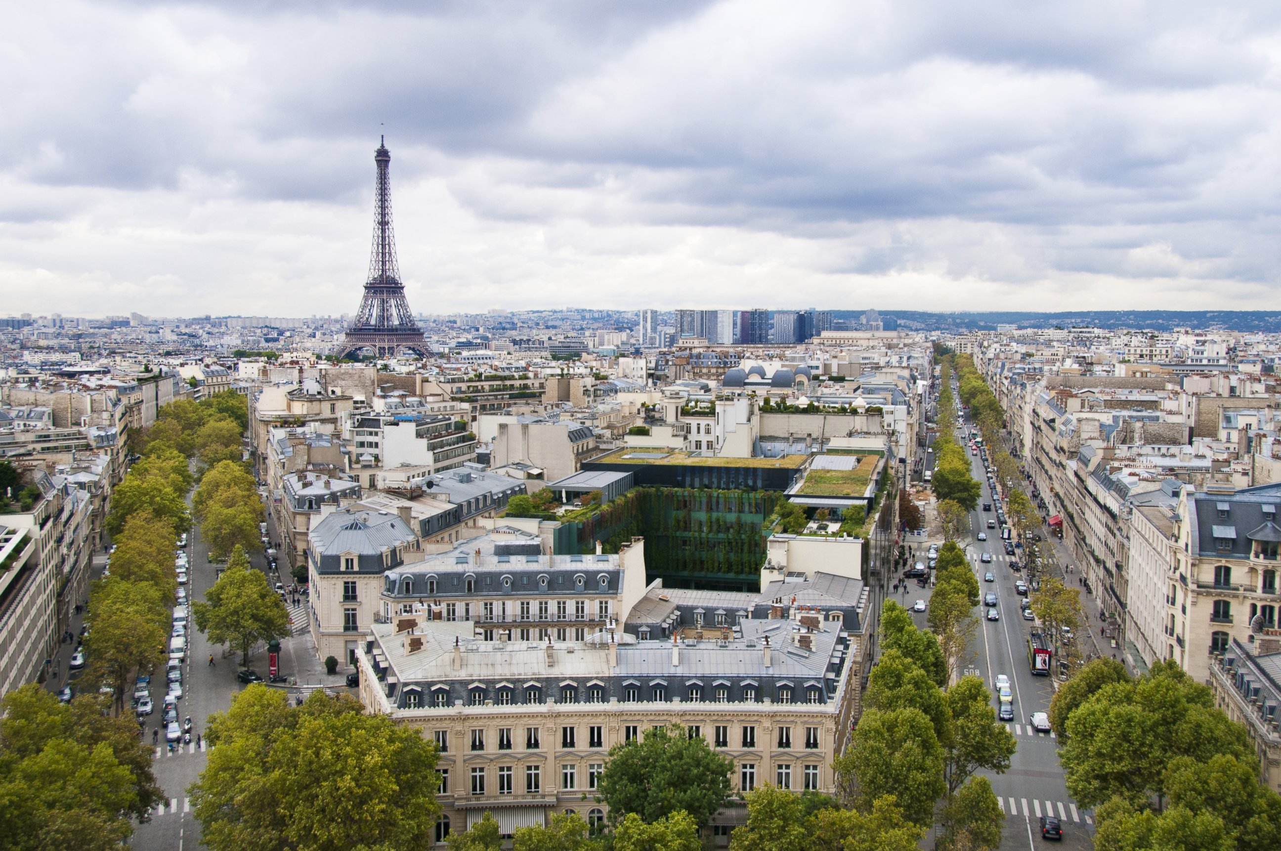 PHOTO: An aerial view of the Eiffel Tower in Paris in this undated stock photo.