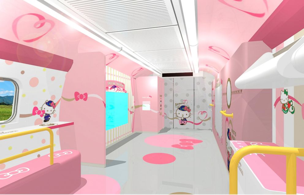 PHOTO: Tickets to ride the Hello Kitty-themed train can be purchased in-person at train station kiosks or reserved online.