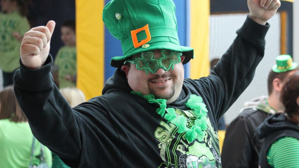 Irish Hooley at the St. Patricks Day Parade in Syracuse, New York.