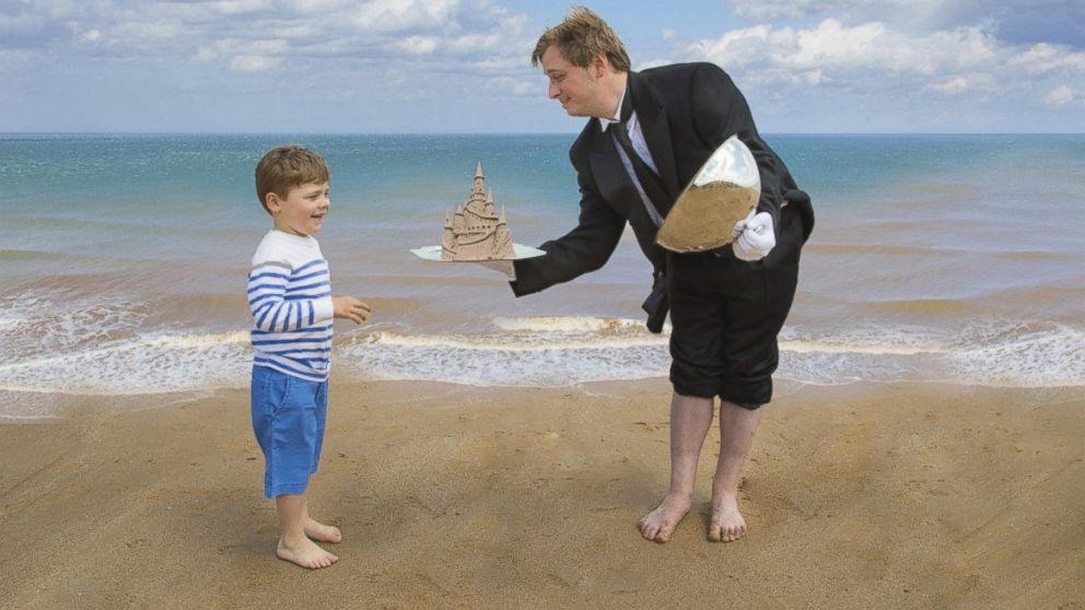 Oliver's Travels, a luxury vacation company based in the U.K., is offering its clients a sandcastle butler to help create the sand sculptures of kids' dreams. 