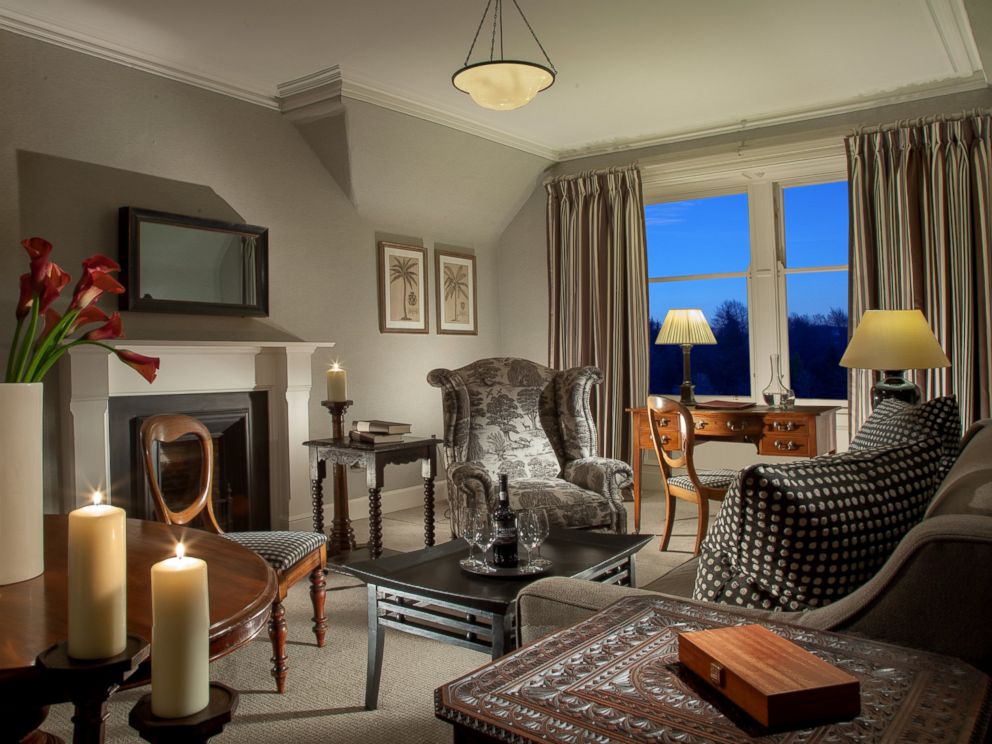 PHOTO: A view of the Burns Room at the Cromlix hotel.
