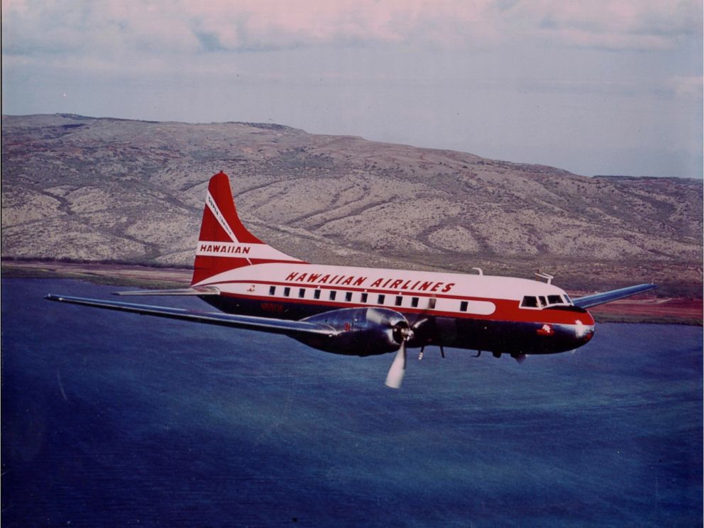 PHOTO: 1952 brought the first pressurized, air-conditioned cabin service with 44-passenger Convair 340s, costing $520,000 each.