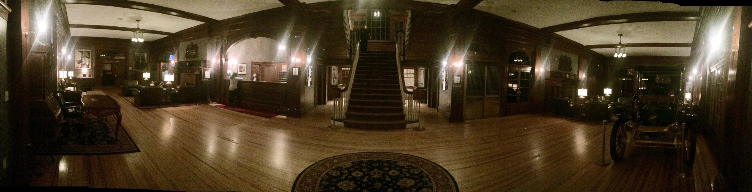 PHOTO: Henry Yau captured this creepy photo on a visit to The Stanley Hotel, made famous by Steven King's The Shining. 
