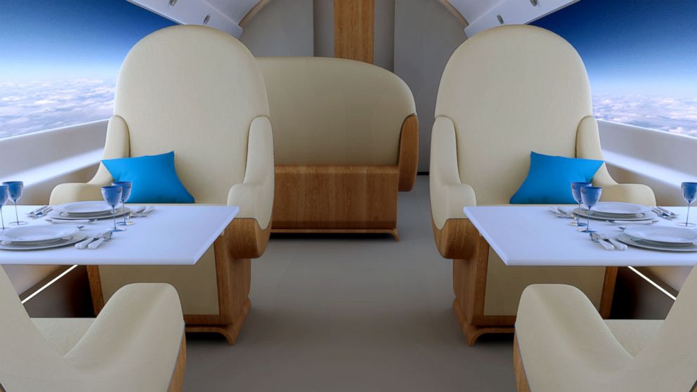PHOTO: Pictured is a S-512 Supersonic Jet interior. 