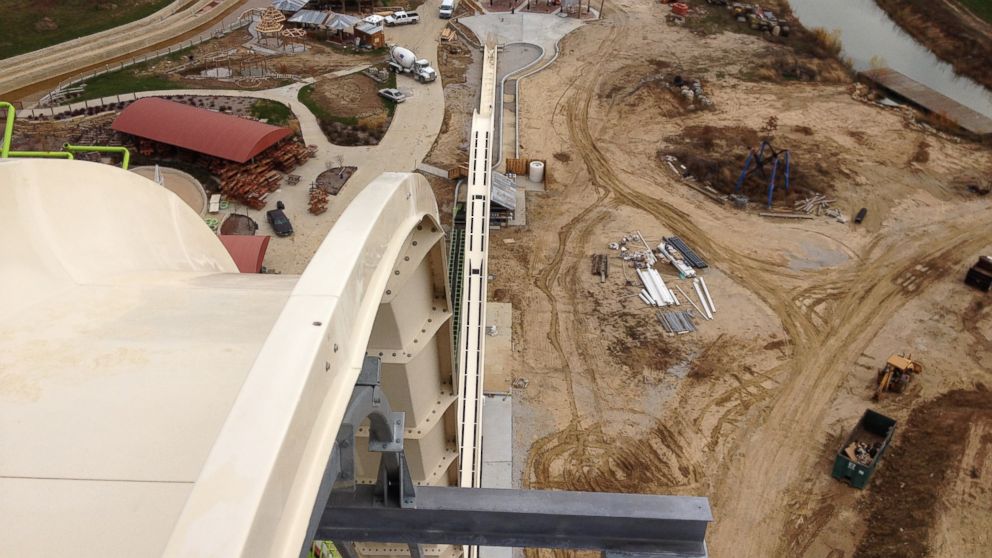 PHOTO: The Verruckt waterslide at the Schlitterbahn Kansas City Waterpark is due to be the tallest waterslide in the world. 