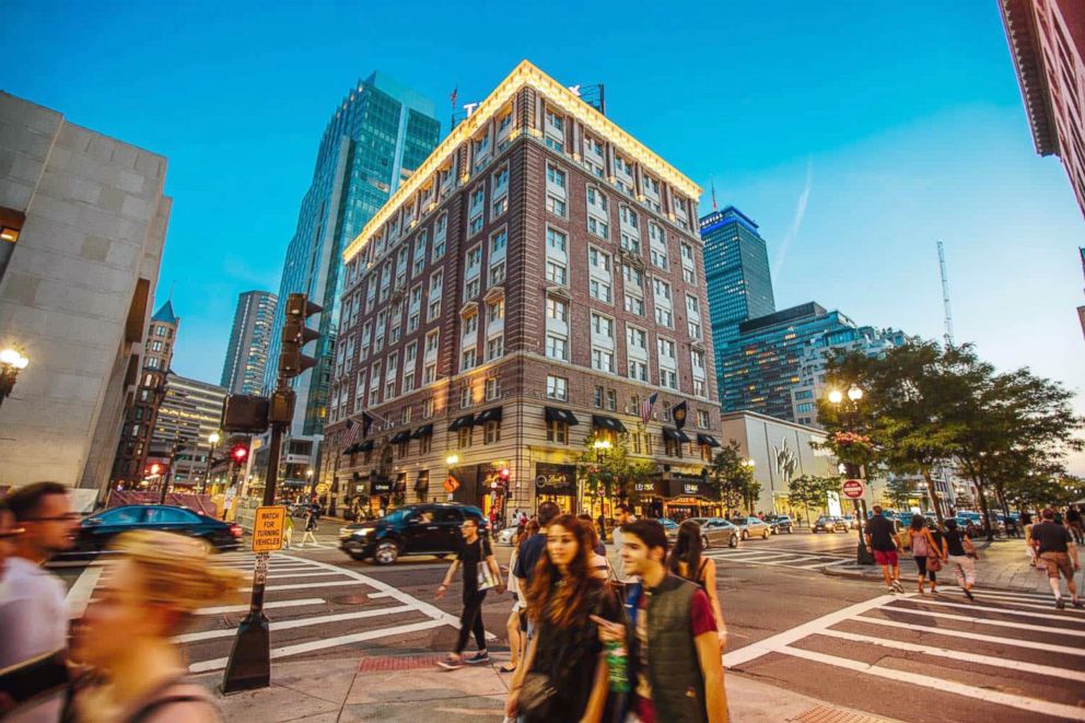 PHOTO: Exterior photo of the Lenox Hotel in Boston.