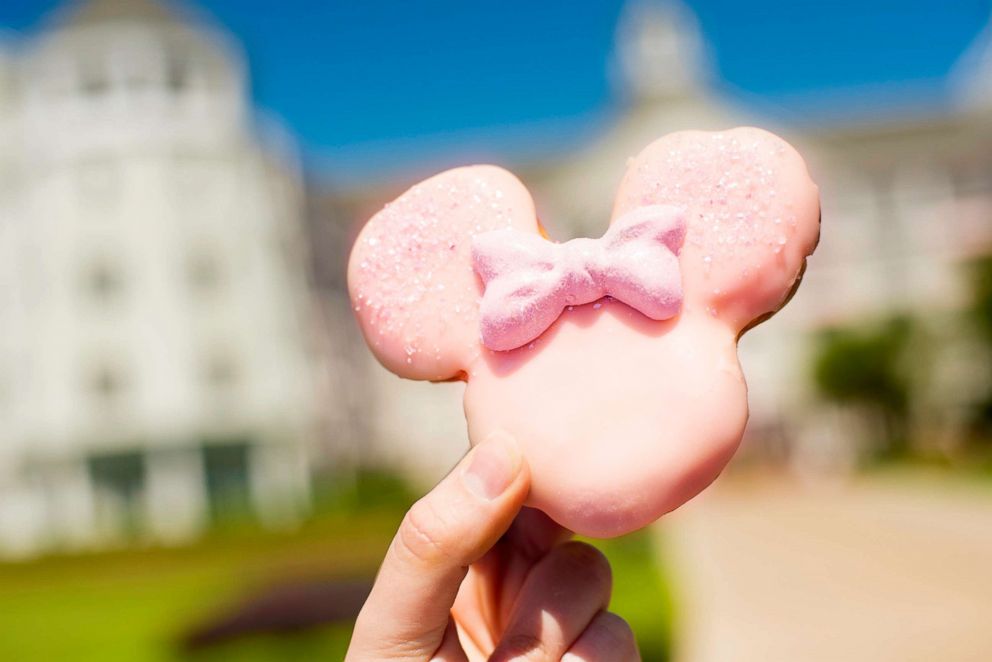 PHOTO: This delicious cream puff is filled with raspberry Bavarian cream and glazed with sugar icing and will be available starting April 12.