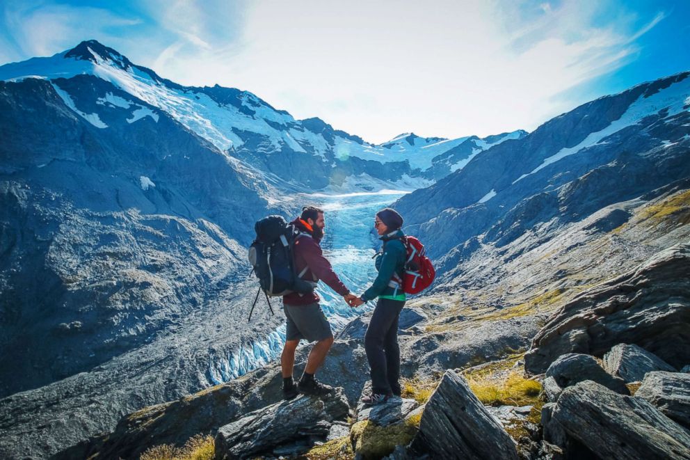 PHOTO: New Zealand was the pick for most romantic destination by the world travelers known as Beard and Curly. 