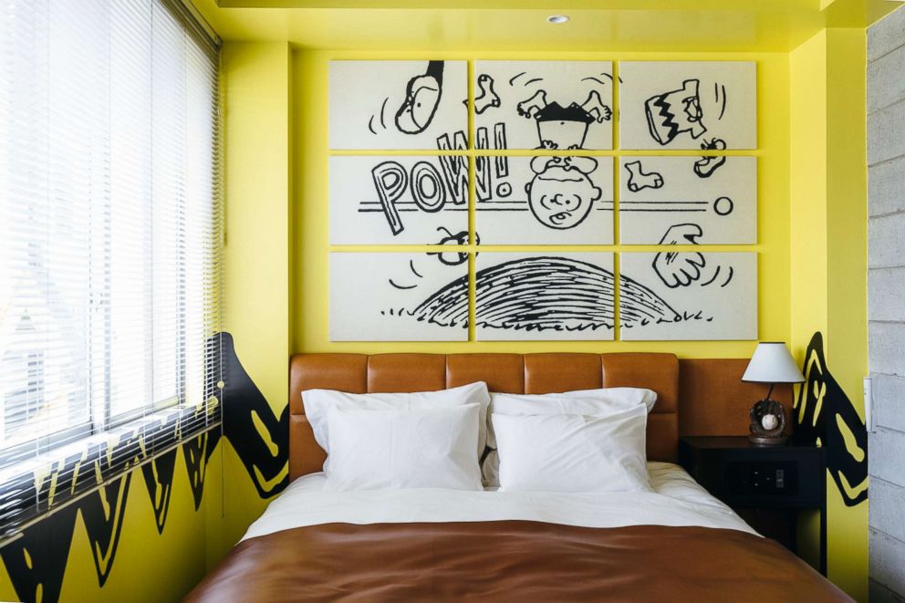 PHOTO: A Peanuts-themed hotel is opening in Japan in the city of Kobe and features 18 different rooms.