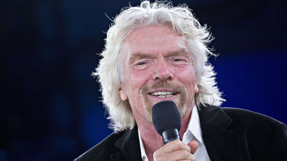 Billionaire Richard Branson, founder and president of Virgin Atlantic Airways Ltd., speaks during a discussion at the Goldman Sachs 10,000 Small Businesses Summit in Washington, Feb. 13, 2018. 