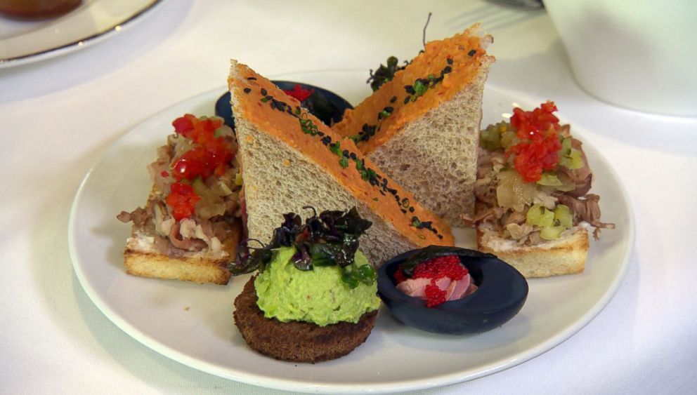 PHOTO: Savory snacks at Steakhouse 55.