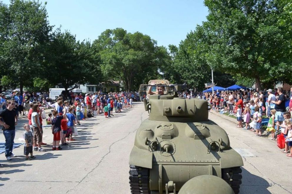 PHOTO: Seward, Neb., is a small town with lots of patriotism on July 4.
