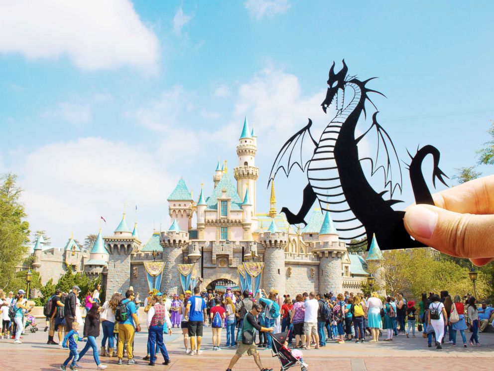 PHOTO: Paper art is pictured at Disneyland, Calif.