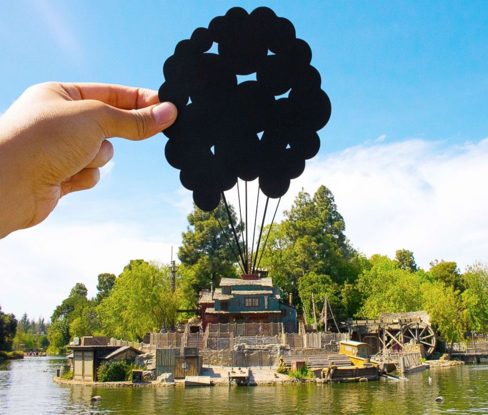 PHOTO: Paper art is pictured in Disneyland.