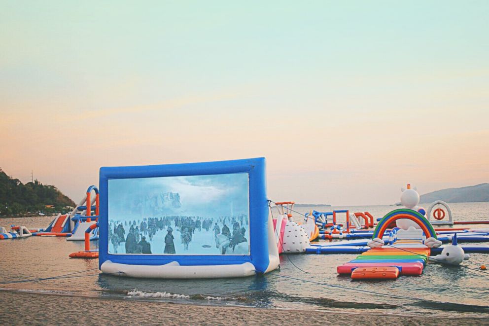 PHOTO: The Inflatable Island in the Philippines is the largest floating playground in Asia.