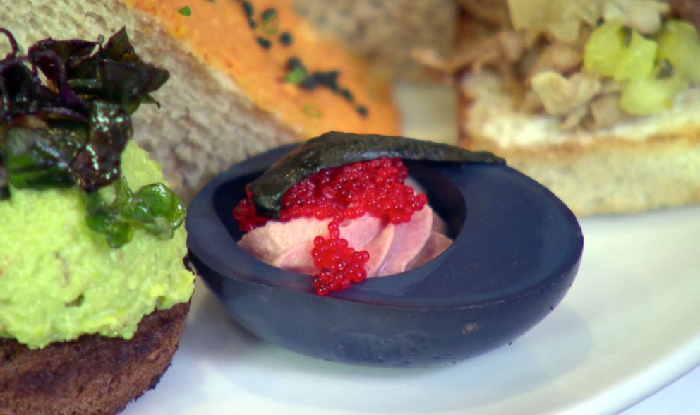 PHOTO: Ursula inspired deviled eggs are pictured here.