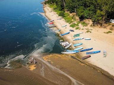 Record-low Danube River disrupts tourism and industry as drought and heat persist in Central Europe