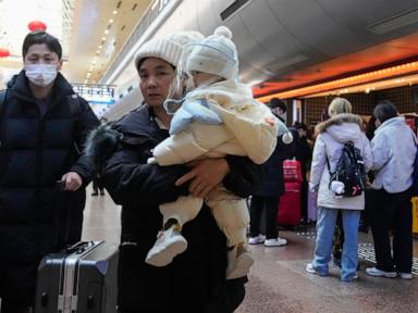 China's Lunar New Year travel rush kicks into high gear with 9 billion trips expected