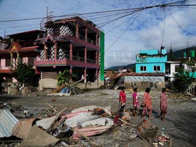 More than 1,300 are missing in Nepal and Tibet after catastrophic floods caused by glacier collapse