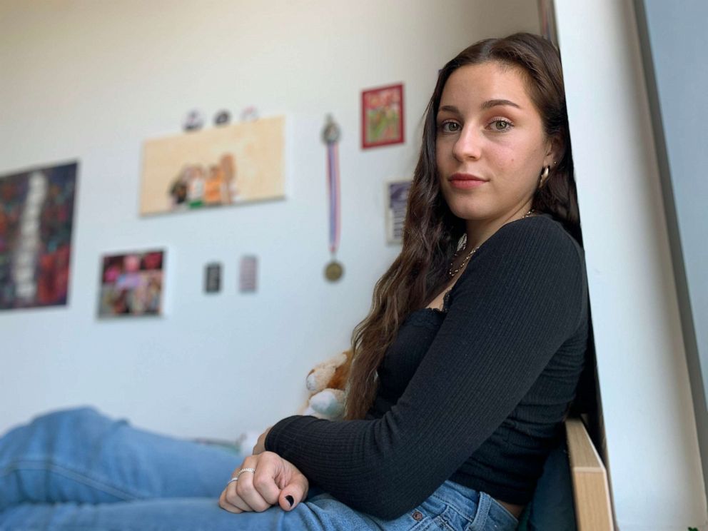 PHOTO: Danielle Jordan, age 19, was among the first students at The University of Miami to test positive for COVID-19 this past summer. She still struggles with long-haul symptoms.