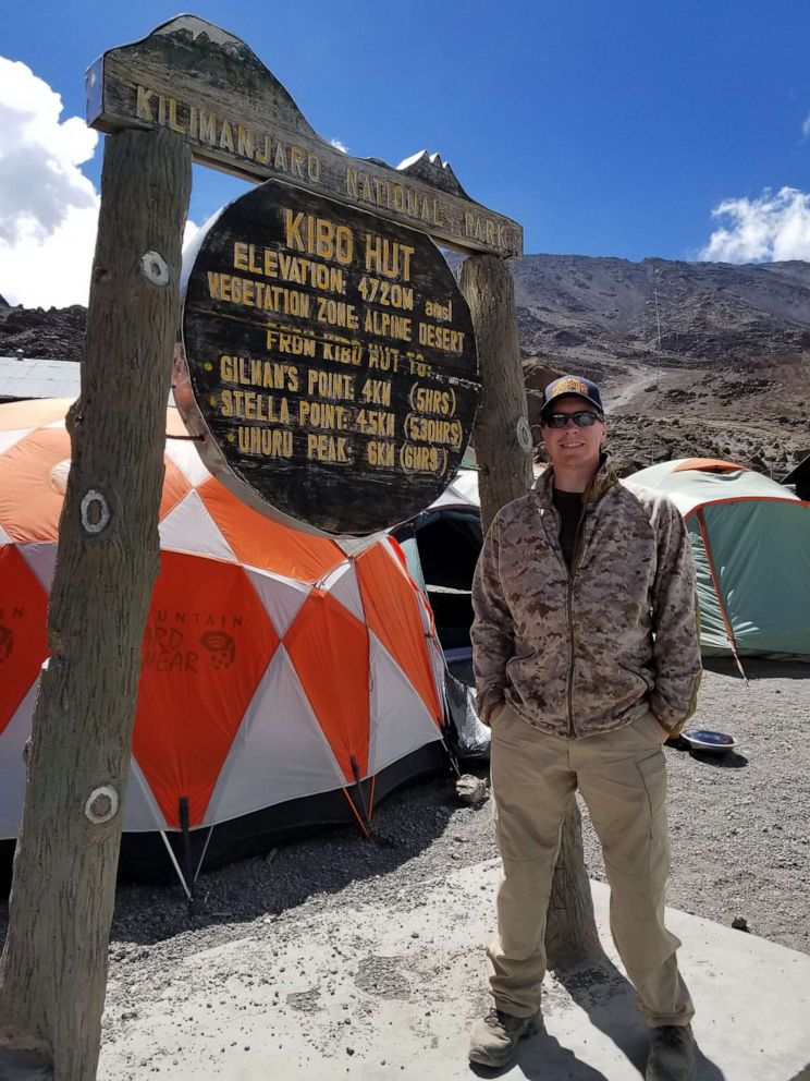PHOTO: Daniel "Doc" Jacobs set off for Mount Kilimanjaro on Feb. 21, 2020.