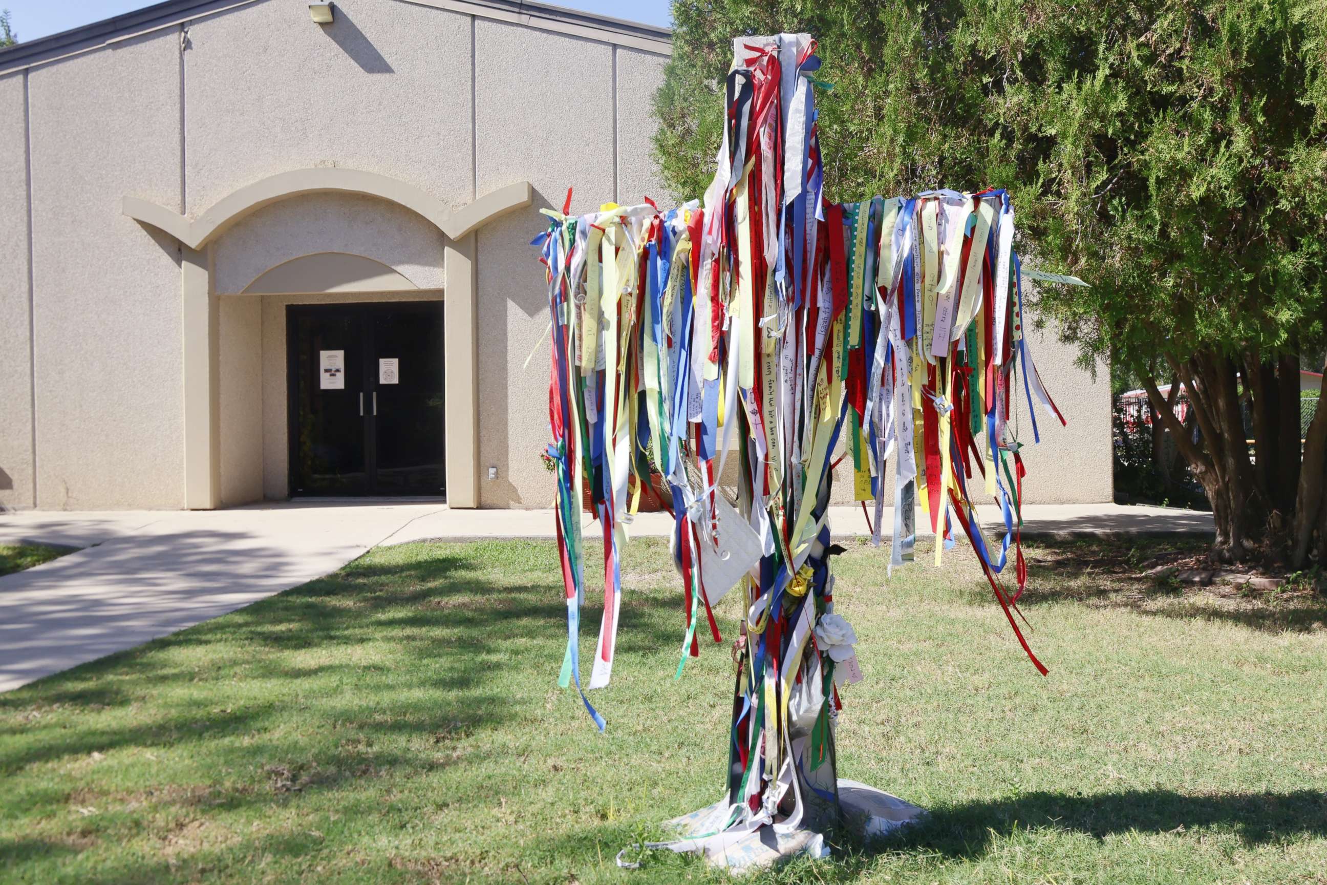 PHOTO: Sacred Heart Catholic Church in Uvalde, Texas, is seen on Oct. 1, 2022.