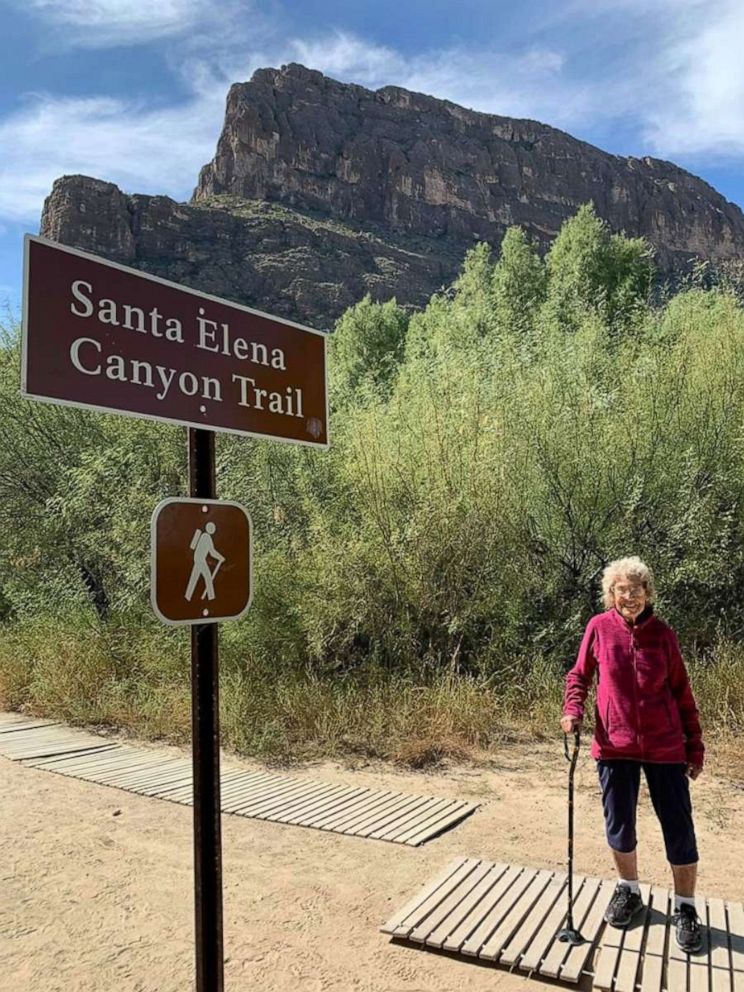 PHOTO: Brad Ryan and his grandmother Joy have spent the last four years traveling more than 40,000 miles and visiting 49 national parks in 41 states including the Gateway Arch, Hot Springs, Big Bend and Death Valley.