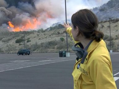 VIDEO: See How Close Blazing Wildfire Comes to Cal State