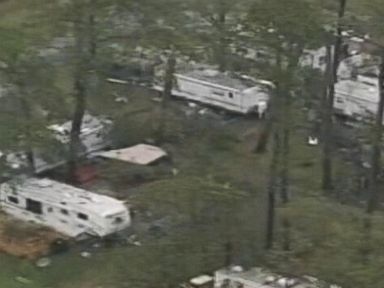 VIDEO: Panicked Campers Seek Shelter From Tornado 