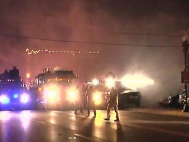 VIDEO: Ferguson, Mo., Smoldering After Fiery Night of Chaos 