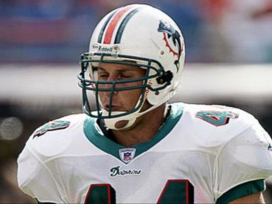 VIDEO: Former Miami Dolphins player Robert Konrad fell overboard while fishing off the coast of Miami but managed to swim nine miles back to shore.