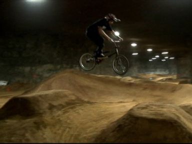 VIDEO: Louisville's Mega Cavern Bike Park was built 100-feet underground in an abandoned limestone mine.