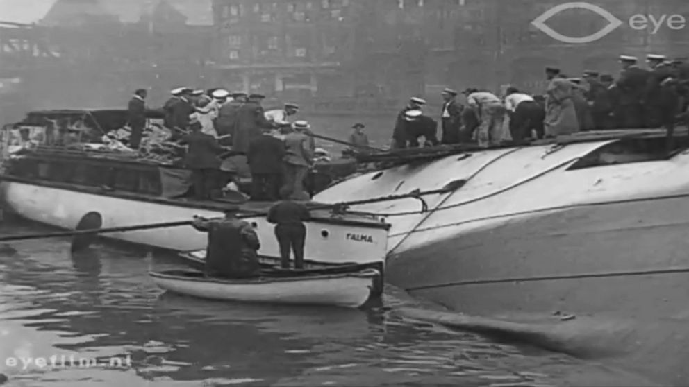 Newly Discovered Film Shows 1915 Sinking Of Ship