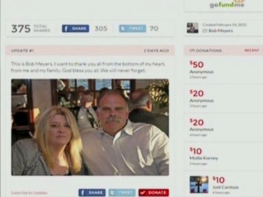 VIDEO: Tammy Meyers' family said they would return nearly $6,000 in donations after complaints that they withheld information about the deadly encounter.