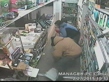 VIDEO: Surveillance video shows Zara Adil defending herself.