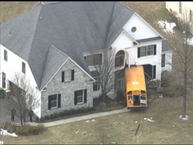 VIDEO: The driver of a school bus that slammed into a home in Blue Bell, Pa. on Tuesday morning may have suffered some kind of medical issue before the crash.