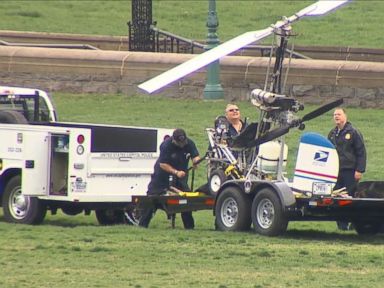 VIDEO: Chopper Lands Undetected on US Capitol Lawn