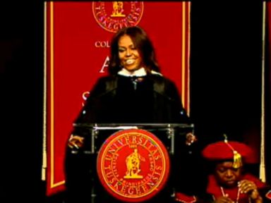 VIDEO: First Lady to Minority Graduates: Racism 'Not an Excuse to Lose Hope'