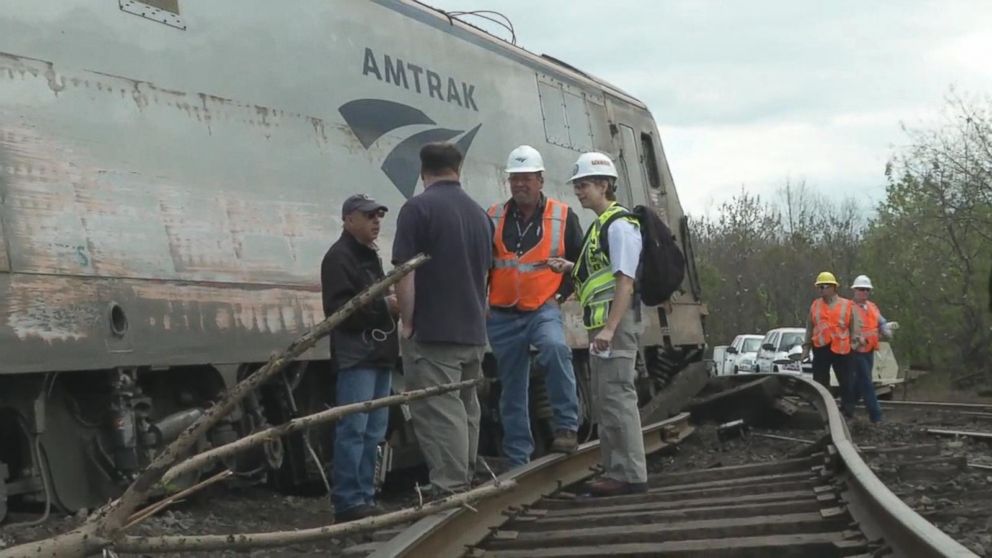 NTSB: Train Speed Exceeded 100 Mph Before Crash Video - ABC News