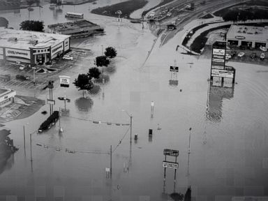 VIDEO: Flooding is endangering lives in the Houston area, leaving roadways blocked and drivers stranded.