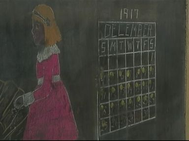 VIDEO: The wonderfully preserved chalkboard lessons from 1917 were discovered behind existing chalkboards during a renovation at Emerson High School.